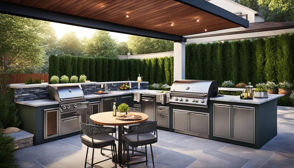 Outdoor kitchen