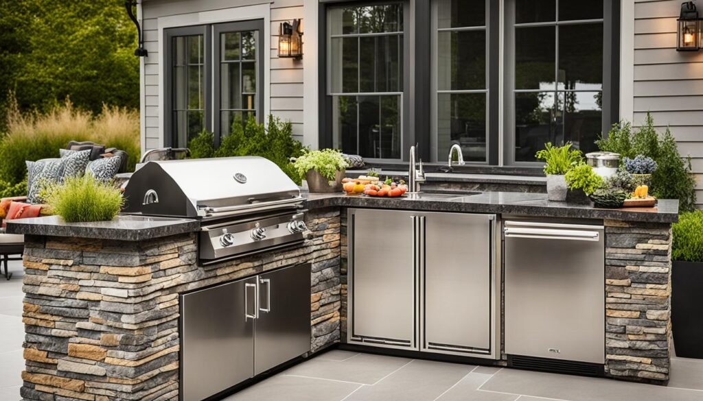 outdoor kitchen countertops